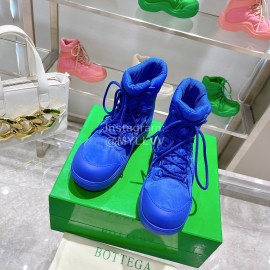 Bottega Veneta Fashion Waterproof Rain Boots For Women Blue
