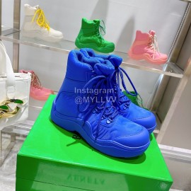 Bottega Veneta Fashion Waterproof Rain Boots For Women Blue