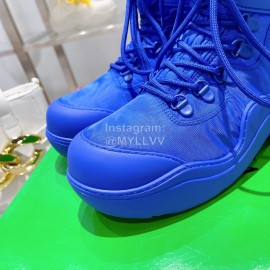 Bottega Veneta Fashion Waterproof Rain Boots For Women Blue