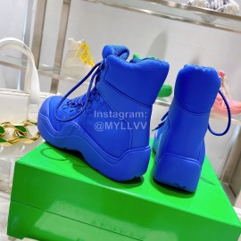 Bottega Veneta Fashion Waterproof Rain Boots For Women Blue