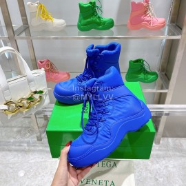 Bottega Veneta Fashion Waterproof Rain Boots For Women Blue