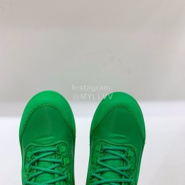 Bottega Veneta Fashion Thick Soled Lace Up Boots For Women Green
