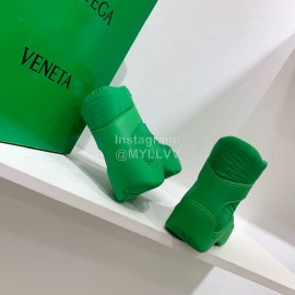 Bottega Veneta Fashion Thick Soled Lace Up Boots For Women Green