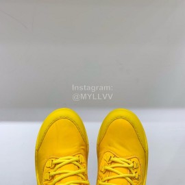 Bottega Veneta Fashion Thick Soled Lace Up Boots For Women Yellow