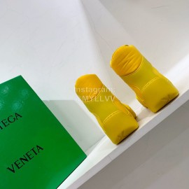 Bottega Veneta Fashion Thick Soled Lace Up Boots For Women Yellow
