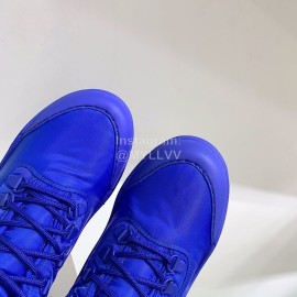 Bottega Veneta Fashion Thick Soled Lace Up Boots For Women Blue