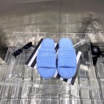 Bottega Veneta Fashion Thick Soled Slippers For Women Blue