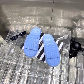 Bottega Veneta Fashion Thick Soled Slippers For Women Blue