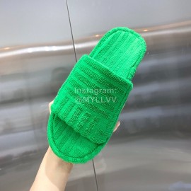Bottega Veneta Fashion Thick Soled Slippers For Women Green