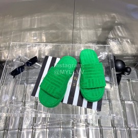 Bottega Veneta Fashion Thick Soled Slippers For Women Green