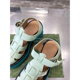 Bottega Veneta Cowhide Woven Thick High Heeled Sandals For Women 