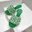 Bottega Veneta Cotton Braided High Heeled Slippers For Women Green