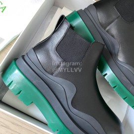 Bottega Veneta Fashion Thick Soled Leather Martin Boots For Women Black