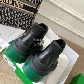 Bottega Veneta Fashion Thick Soled Leather Martin Boots For Women Black