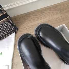 Bottega Veneta Fashion Thick Soled Leather Martin Boots Black For Women 