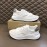 Burberry Cowhide Canvas Elevated Sneakers For Men White