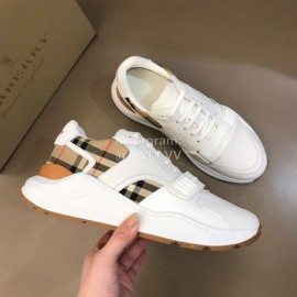 Burberry Cowhide Canvas Elevated Sneakers For Men