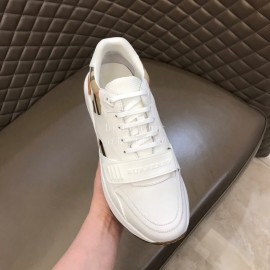 Burberry Cowhide Canvas Elevated Sneakers For Men
