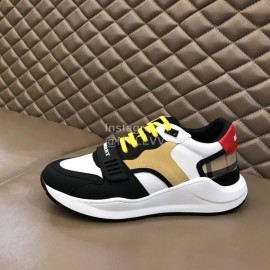 Burberry New Cowhide Canvas Elevated Sneakers For Men