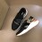 Burberry Cowhide Canvas Elevated Sneakers For Men Black