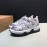 Burberry Fashion Mesh Union Sneakers For Men Silver