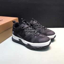 Burberry Fashion Black Mesh Union Sneakers For Men