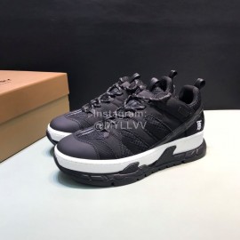 Burberry Fashion Black Mesh Union Sneakers For Men