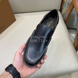 Burberry Fashion Cowhide Business Leather Shoes For Men Black