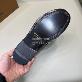 Burberry Fashion Cowhide Business Leather Shoes For Men Black