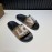 Burberry Vintage Letter Plaid Summer Slippers For Men And Women