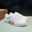 Burberry New Calfskin White Lace Up Sneakers For Men