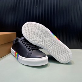 Burberry New Calfskin Lace Up Sneakers For Men Black