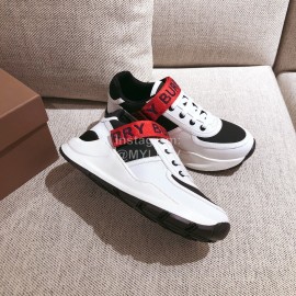 Burberry Autumn Winter Thick Soles Sneakers For Women Red