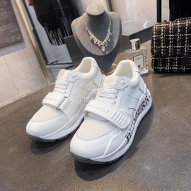 Burberry Autumn Winter Fashion Thick Soles Sneakers For Women White