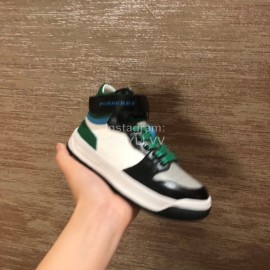 Burberry Fashion Thick Soles Sneakers For Kids Gray