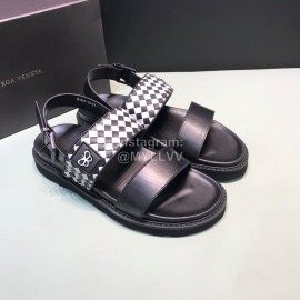 Bottega Veneta Plaid Calf Leather Scandals For Men