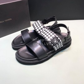 Bottega Veneta Plaid Calf Leather Scandals For Men