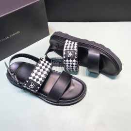 Bottega Veneta Plaid Calf Leather Scandals For Men