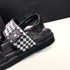 Bottega Veneta Plaid Calf Leather Scandals For Men