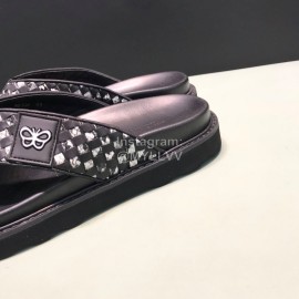 Bottega Veneta Woven Cowhide Flip Flops For Men