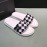 Bottega Veneta Light Plaid Calf Leather Slippers For Men White