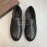 Bottega Veneta Black Woven Calf Leather Casual Shoes For Men 