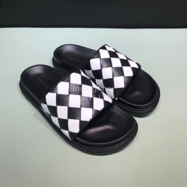 Bottega Veneta Soft Leather Woven Slippers For Men 