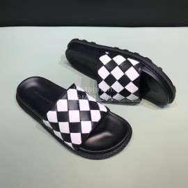Bottega Veneta Soft Leather Woven Slippers For Men 