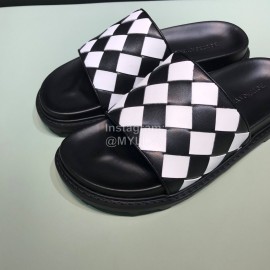 Bottega Veneta Soft Leather Woven Slippers For Men 
