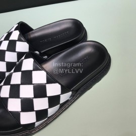 Bottega Veneta Soft Leather Woven Slippers For Men 