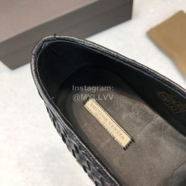 Bottega Veneta Fashion Calf Leather Woven Shoes For Men Black