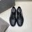 Bottega Veneta Woven Calf Leather Lace Up Shoes For Men Black