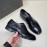 Bottega Veneta New Black Cowhide Lace Up Shoes For Men