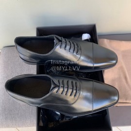 Bottega Veneta New Black Cowhide Lace Up Casual Shoes For Men 